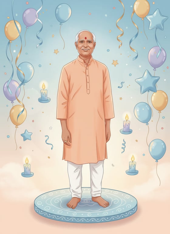 Example birthday card design for father