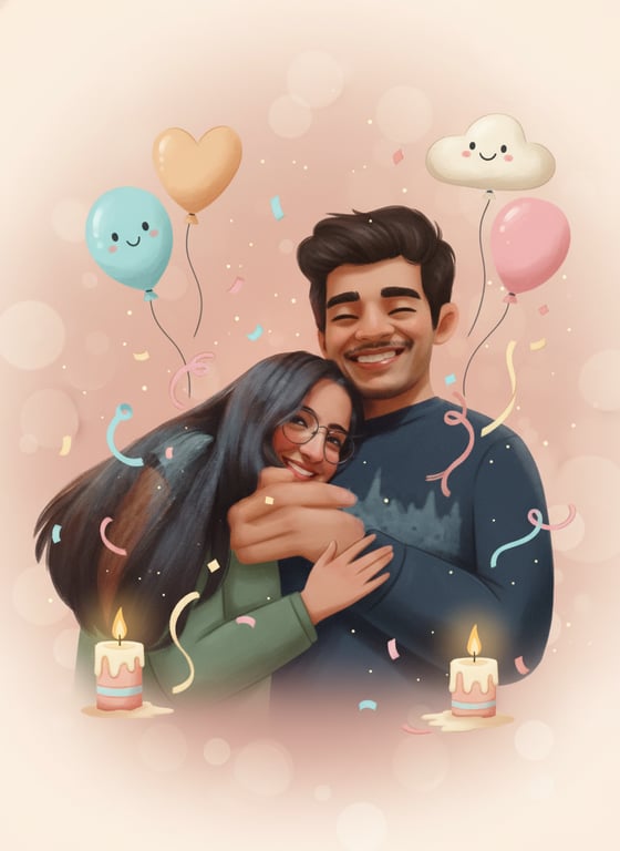 Example sorry card design for wife